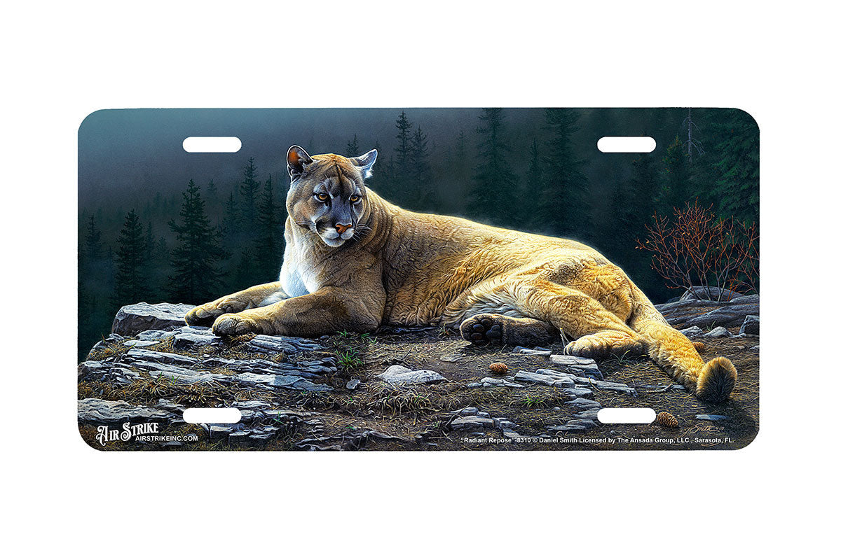 "Radiant Repose" - Decorative License Plate