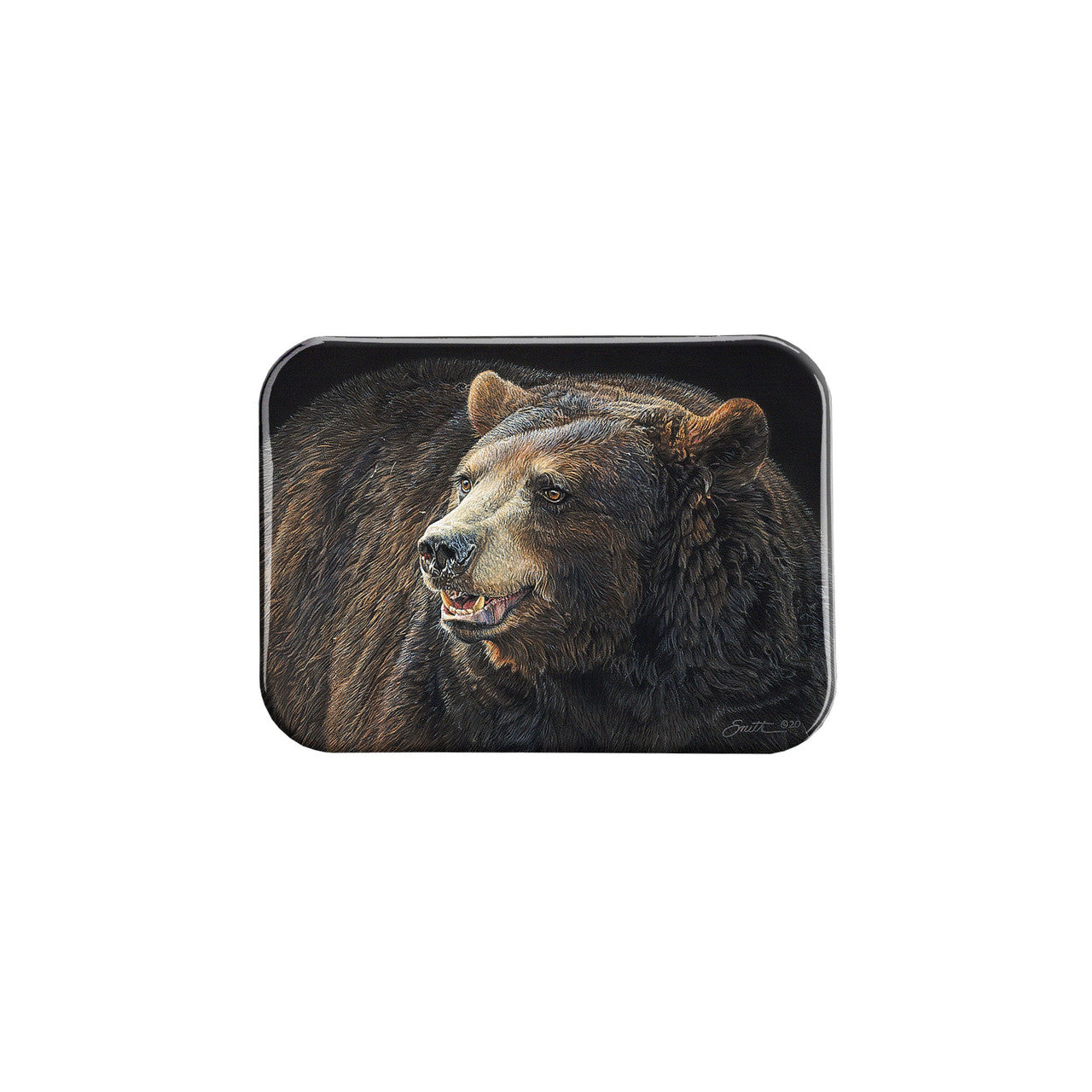 "Black On Black" - 2.5" X 3.5" Rectangle Fridge Magnets