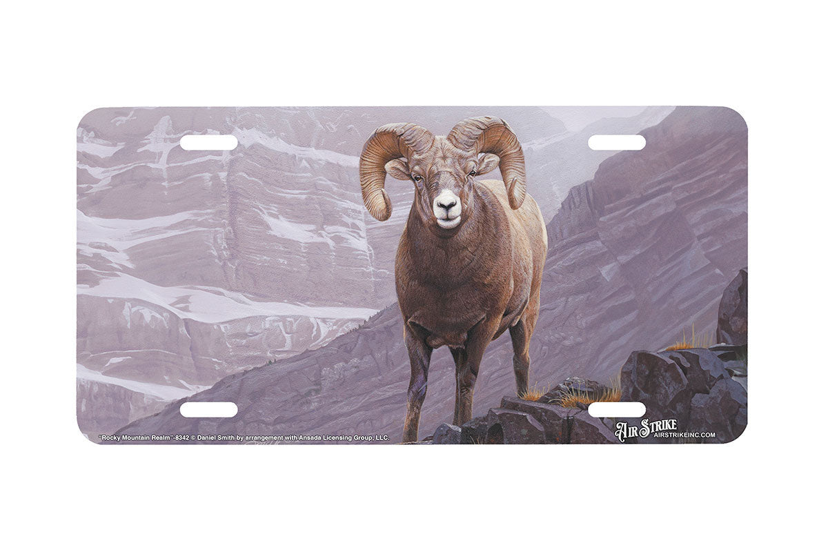 "Rocky Mountain Realm" - Decorative License Plate