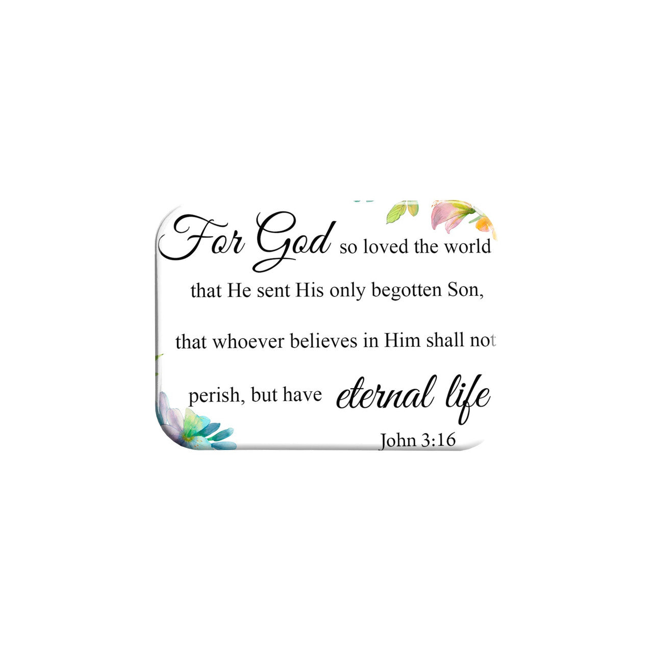 "John 316" - 2.5" X 3.5" Rectangle Fridge Magnets