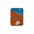 Arches North Window Arch Moonrise – 2.5" x 3.5" Rectangle Fridge Magnet