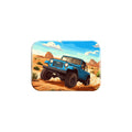 Blue 4x4 Desert Trail Runner – 2.5" x 3.5" Rectangle Fridge Magnet