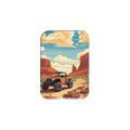 Orange Canyon Runner – 2.5" x 3.5" Rectangle Fridge Magnet