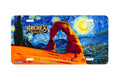 "Arches Starry Night Arch" - Decorative License Plate