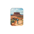 Slickrock Mountain Biking – 2.5" x 3.5" Rectangle Fridge Magnet