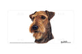 "Airedale Terrier" - Decorative License Plate