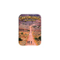 Canyonlands Trail Biking – 2.5" x 3.5" Rectangle Fridge Magnet