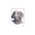 "Weimaraner" - 2.5" X 3.5" Rectangle Fridge Magnets