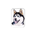 "Siberian Husky" - 2.5" X 3.5" Rectangle Fridge Magnets