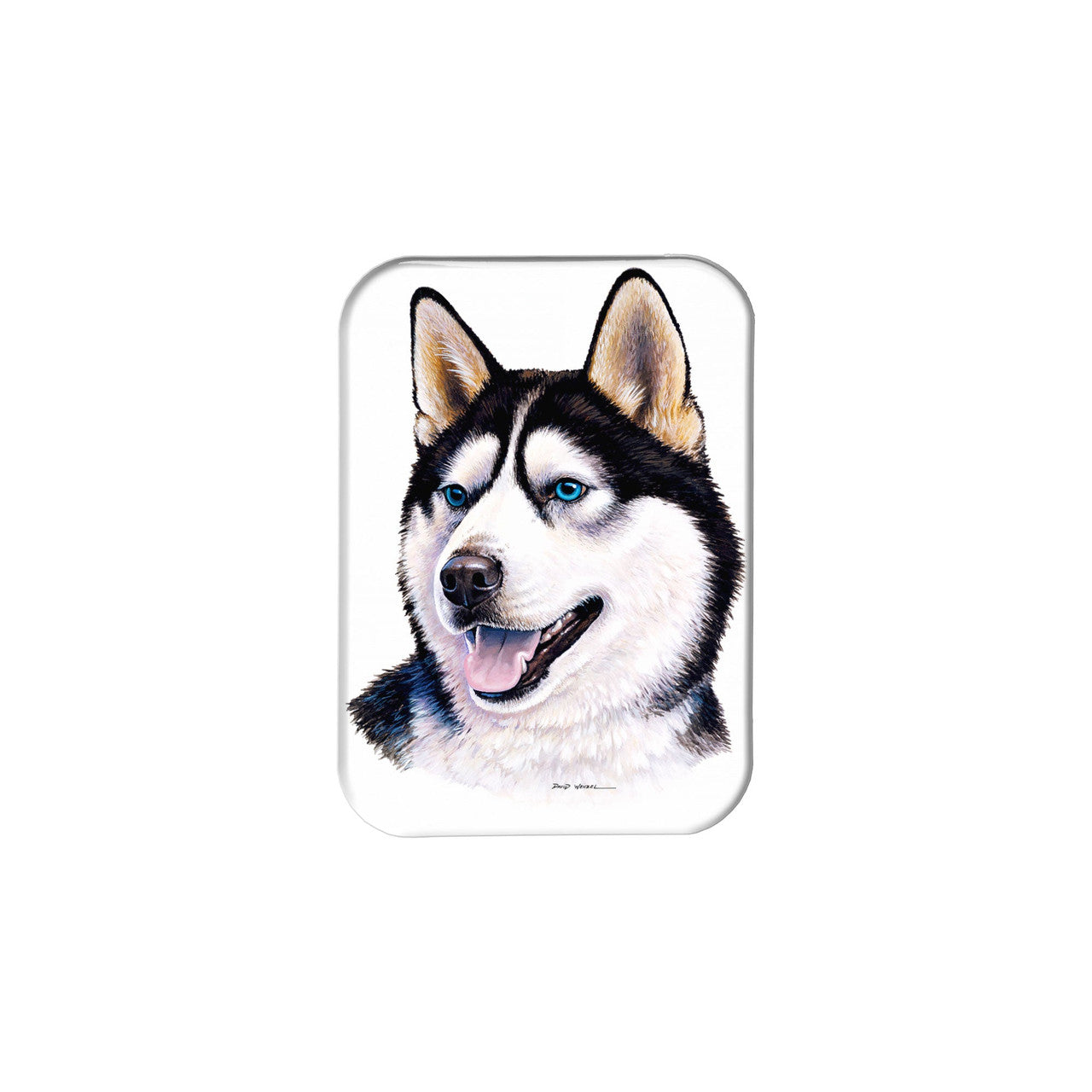 "Siberian Husky" - 2.5" X 3.5" Rectangle Fridge Magnets