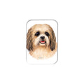 "Shih Poo" - 2.5" X 3.5" Rectangle Fridge Magnets