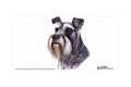 "Schnauzer II" - Decorative License Plate