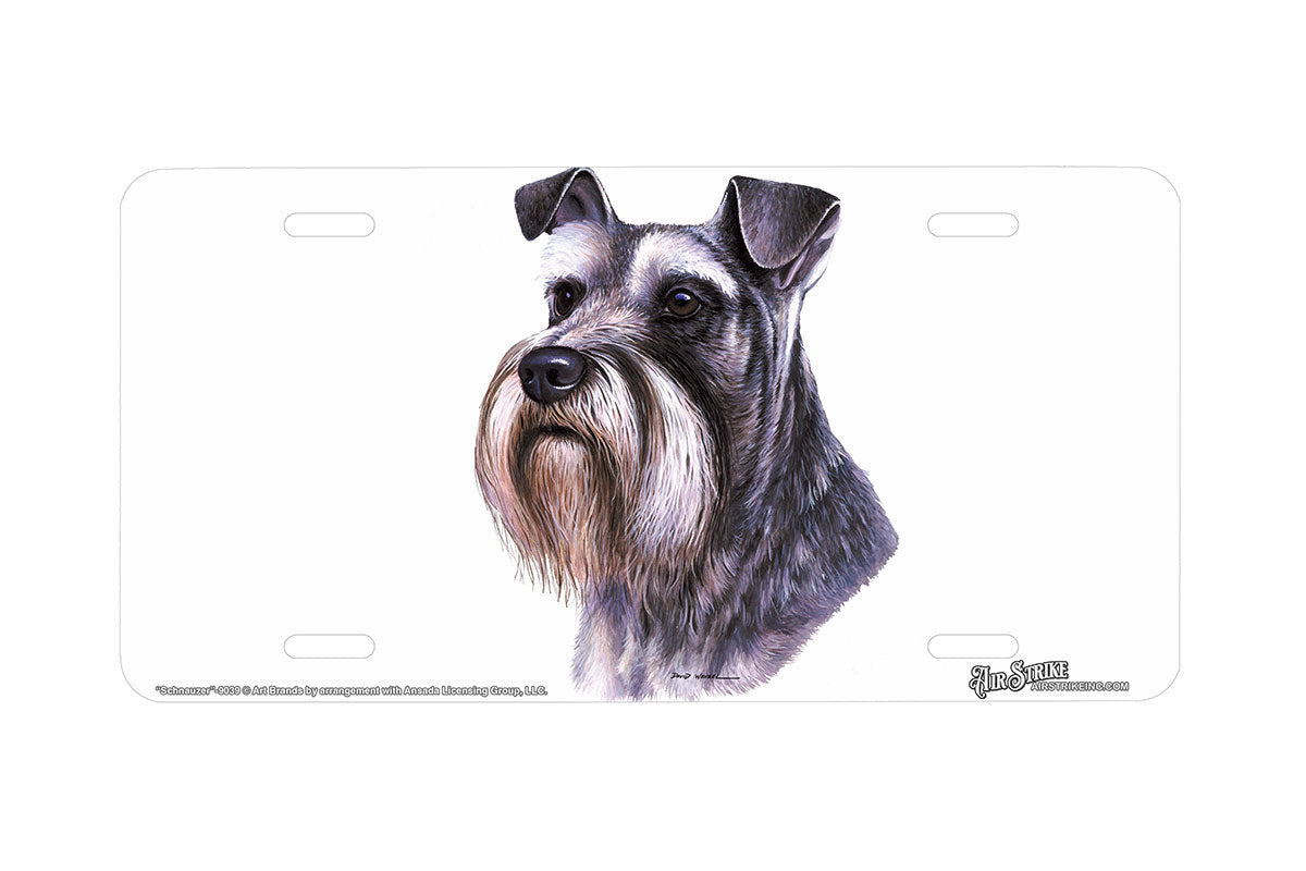 "Schnauzer II" - Decorative License Plate