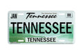 "Tennessee State Tennessee" - Decorative License Plate