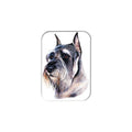 "Schnauzer" - 2.5" X 3.5" Rectangle Fridge Magnets