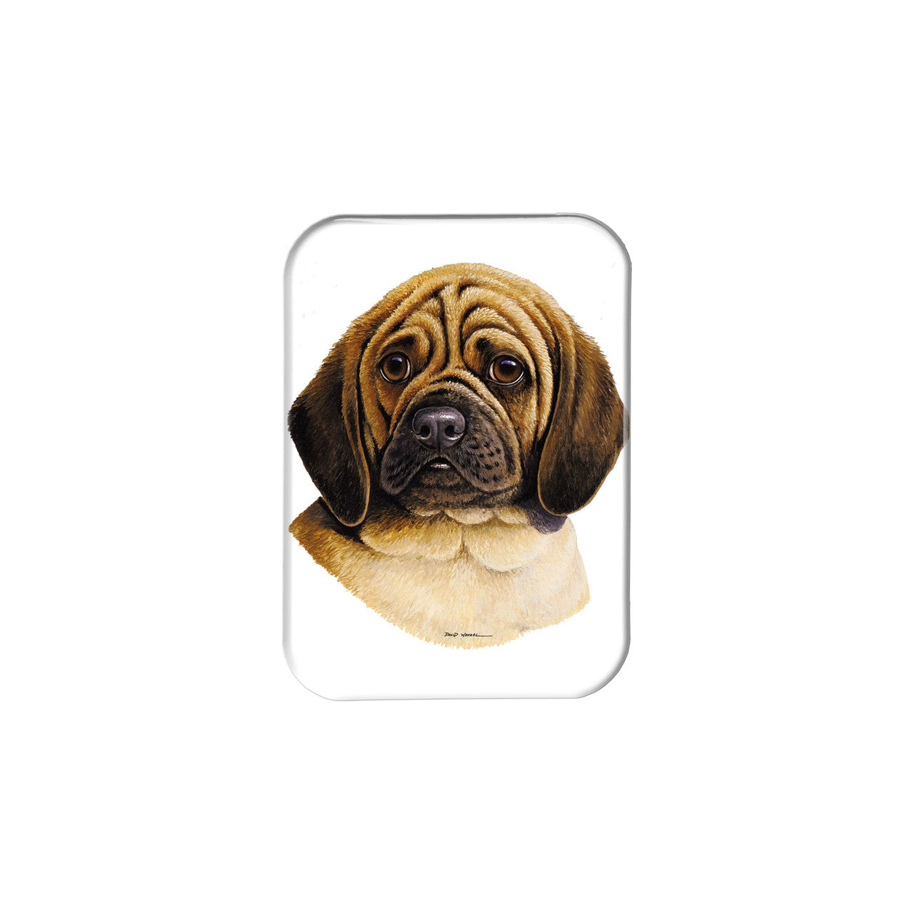 "Puggle" - 2.5" X 3.5" Rectangle Fridge Magnets