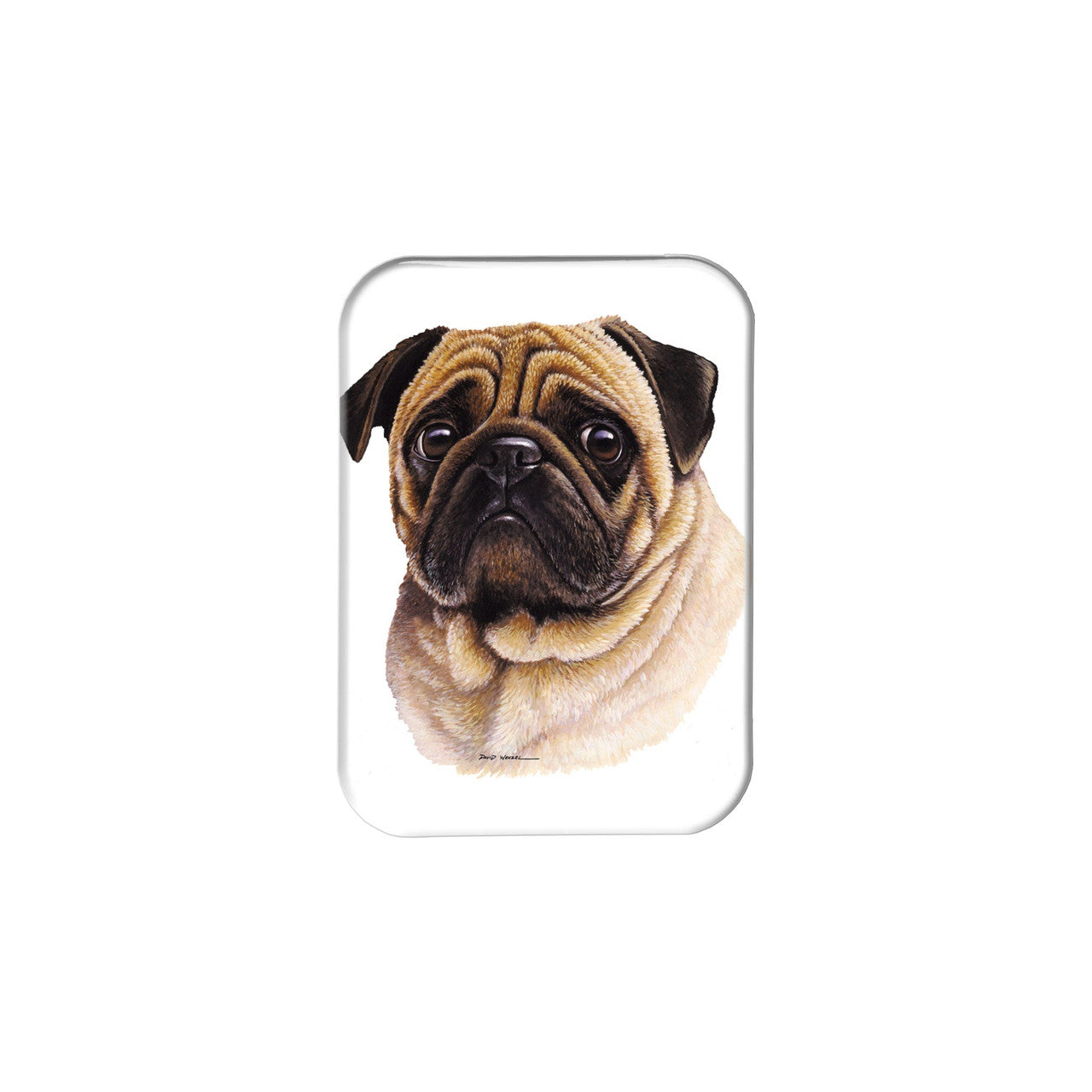 "Pug" - 2.5" X 3.5" Rectangle Fridge Magnets