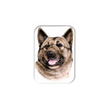 "Norwegian Elkhound" - 2.5" X 3.5" Rectangle Fridge Magnets