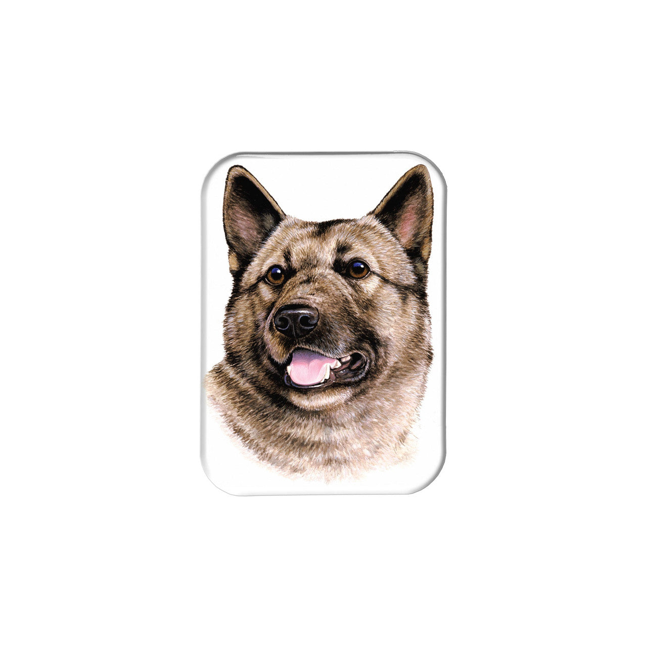 "Norwegian Elkhound" - 2.5" X 3.5" Rectangle Fridge Magnets