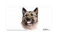 "Norwegian Elkhound" - Decorative License Plate