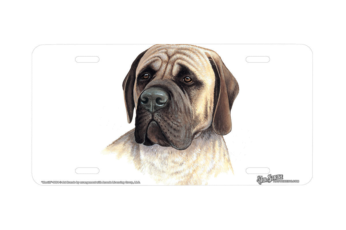 "Mastiff" - Decorative License Plate