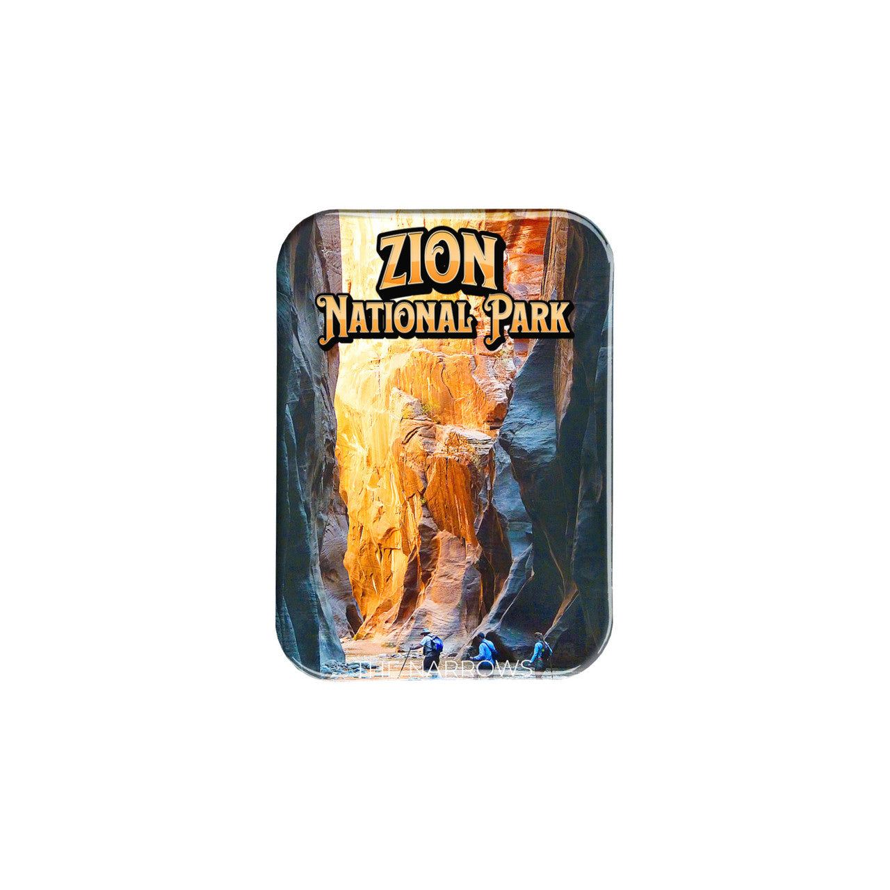 Zion The Narrows – 2.5" x 3.5" Rectangle Fridge Magnet