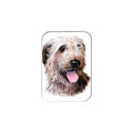 "Irish Wolfhound" - 2.5" X 3.5" Rectangle Fridge Magnets