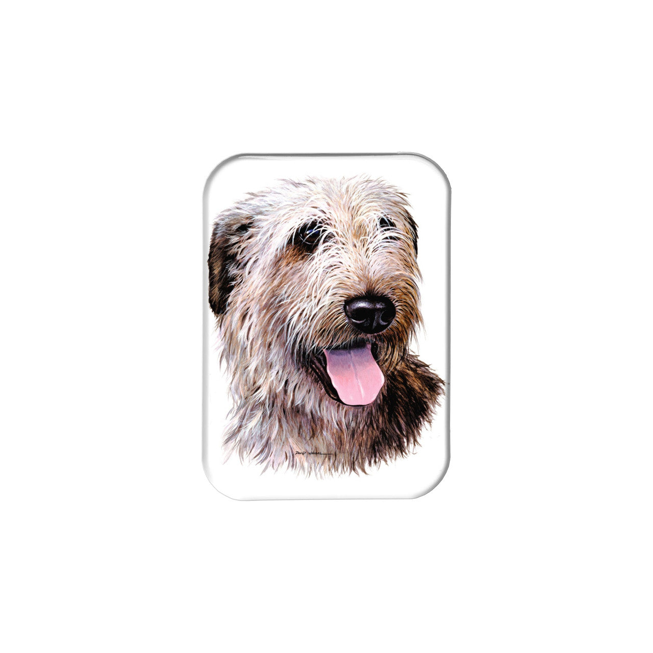 "Irish Wolfhound" - 2.5" X 3.5" Rectangle Fridge Magnets