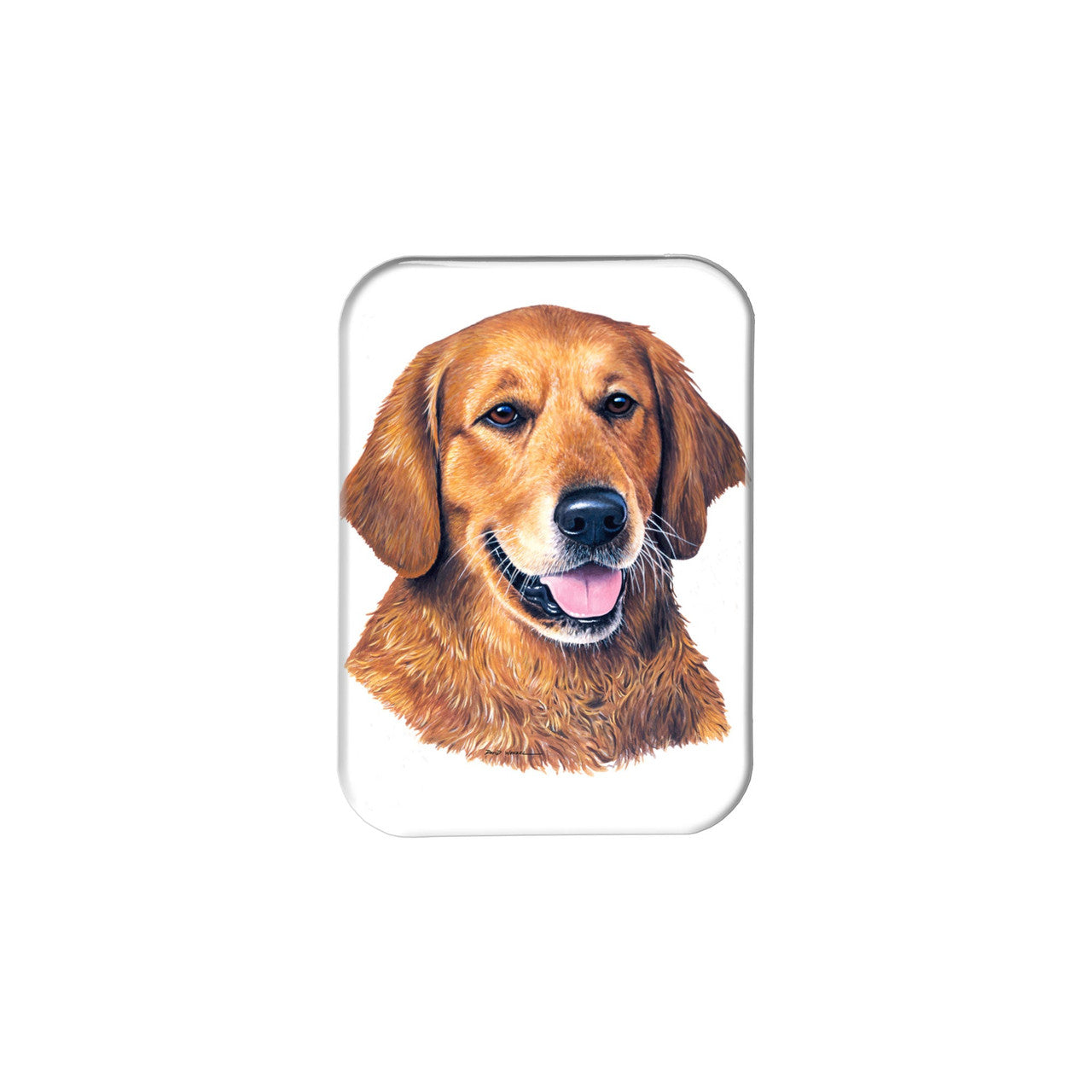 "Golden Retriever" - 2.5" X 3.5" Rectangle Fridge Magnets