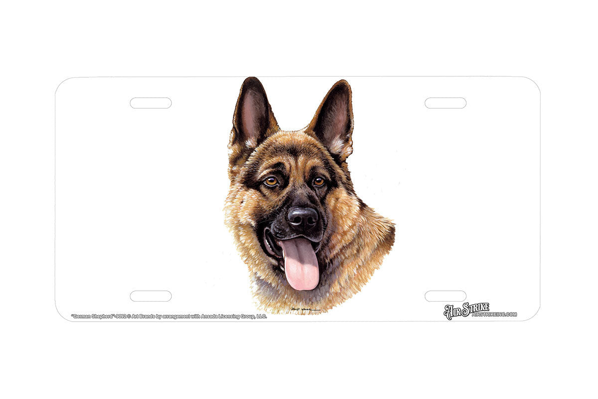"German Shepherd" - Decorative License Plate