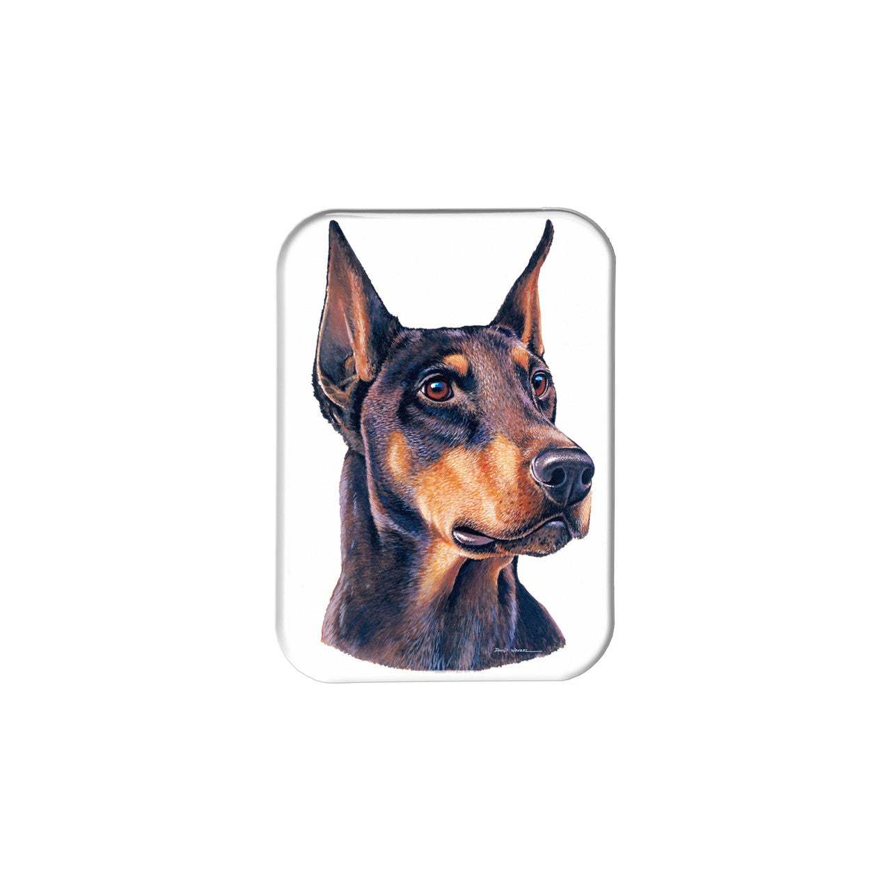 "Doberman Pinscher" - 2.5" X 3.5" Rectangle Fridge Magnets