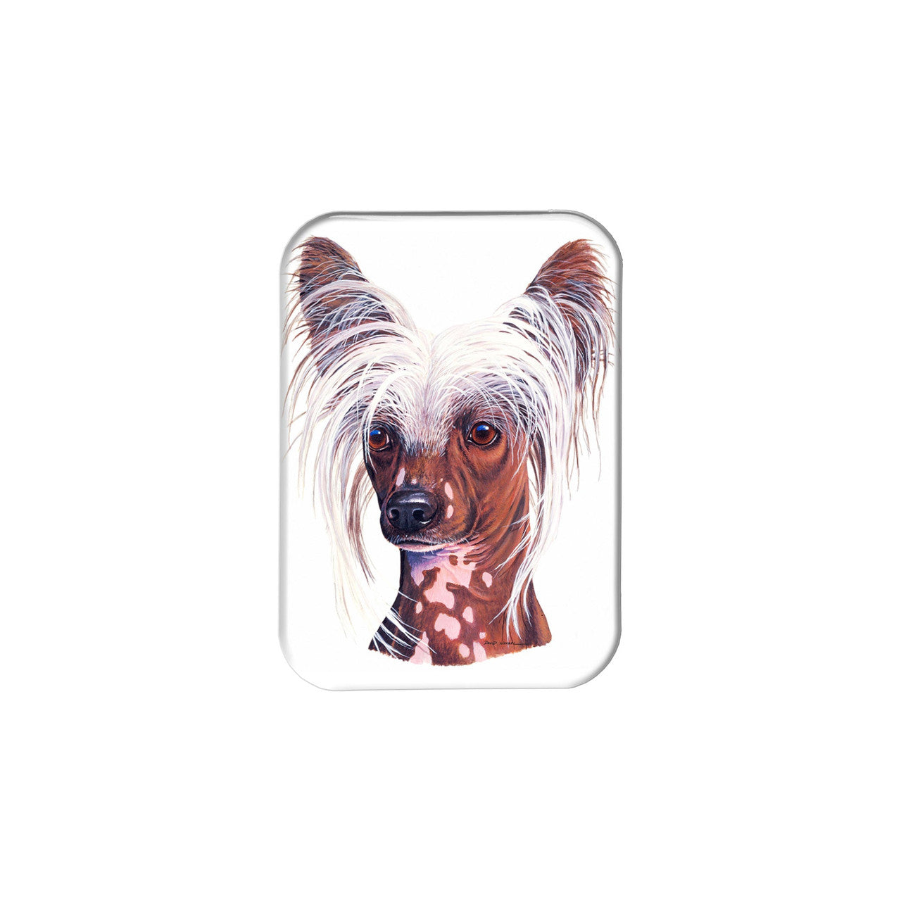 "Chinese Crested" - 2.5" X 3.5" Rectangle Fridge Magnets