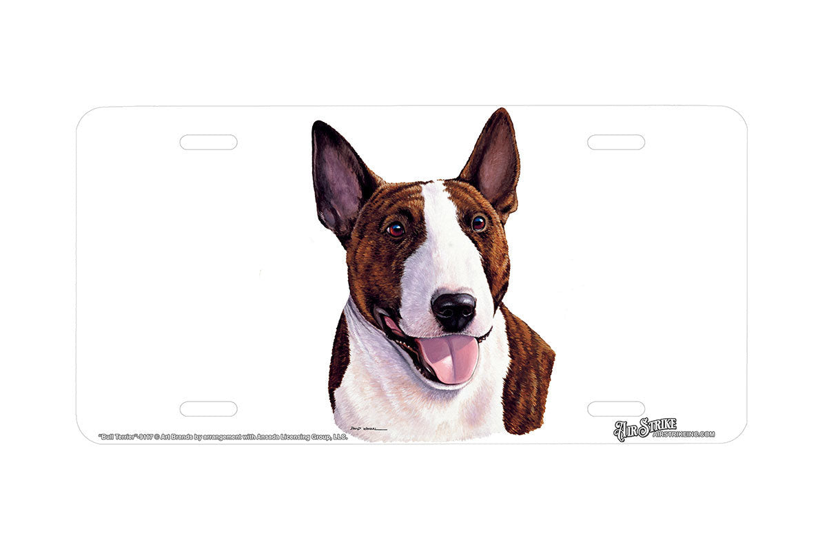 "Bull Terrier" - Decorative License Plate