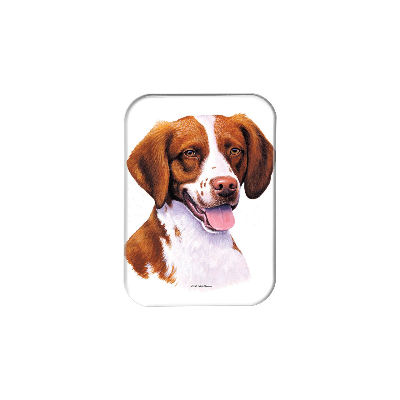 "Brittany Spaniel" - 2.5" X 3.5" Rectangle Fridge Magnets