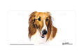 "Borzoi" - Decorative License Plate