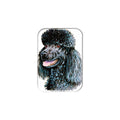 "Black Poodle" - 2.5" X 3.5" Rectangle Fridge Magnets