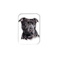 "Black Pitbull" - 2.5" X 3.5" Rectangle Fridge Magnets