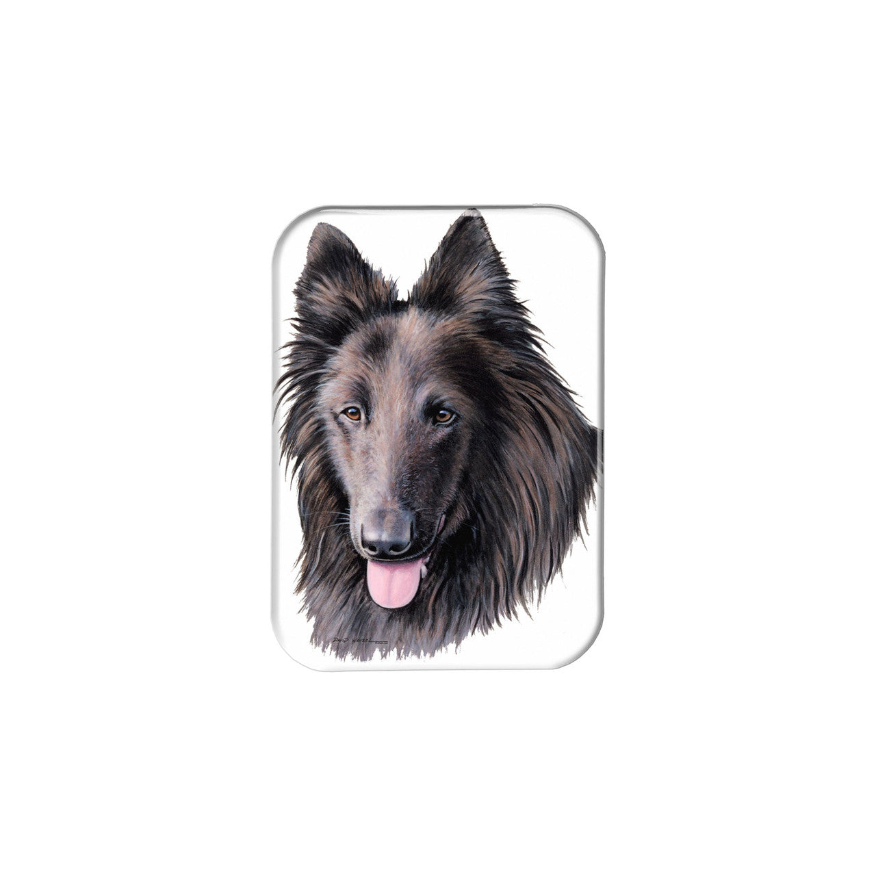 "Belgian Sheepdog" - 2.5" X 3.5" Rectangle Fridge Magnets