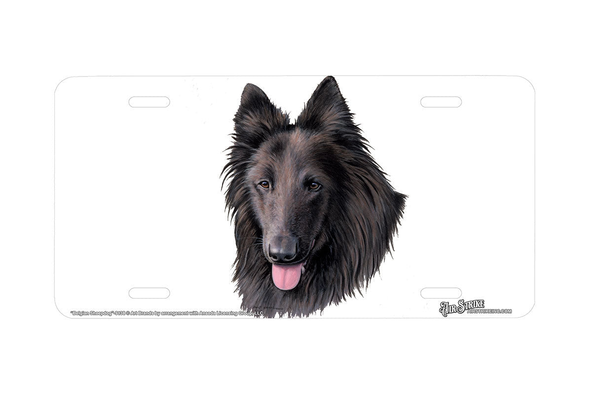 "Belgian Sheepdog" - Decorative License Plate