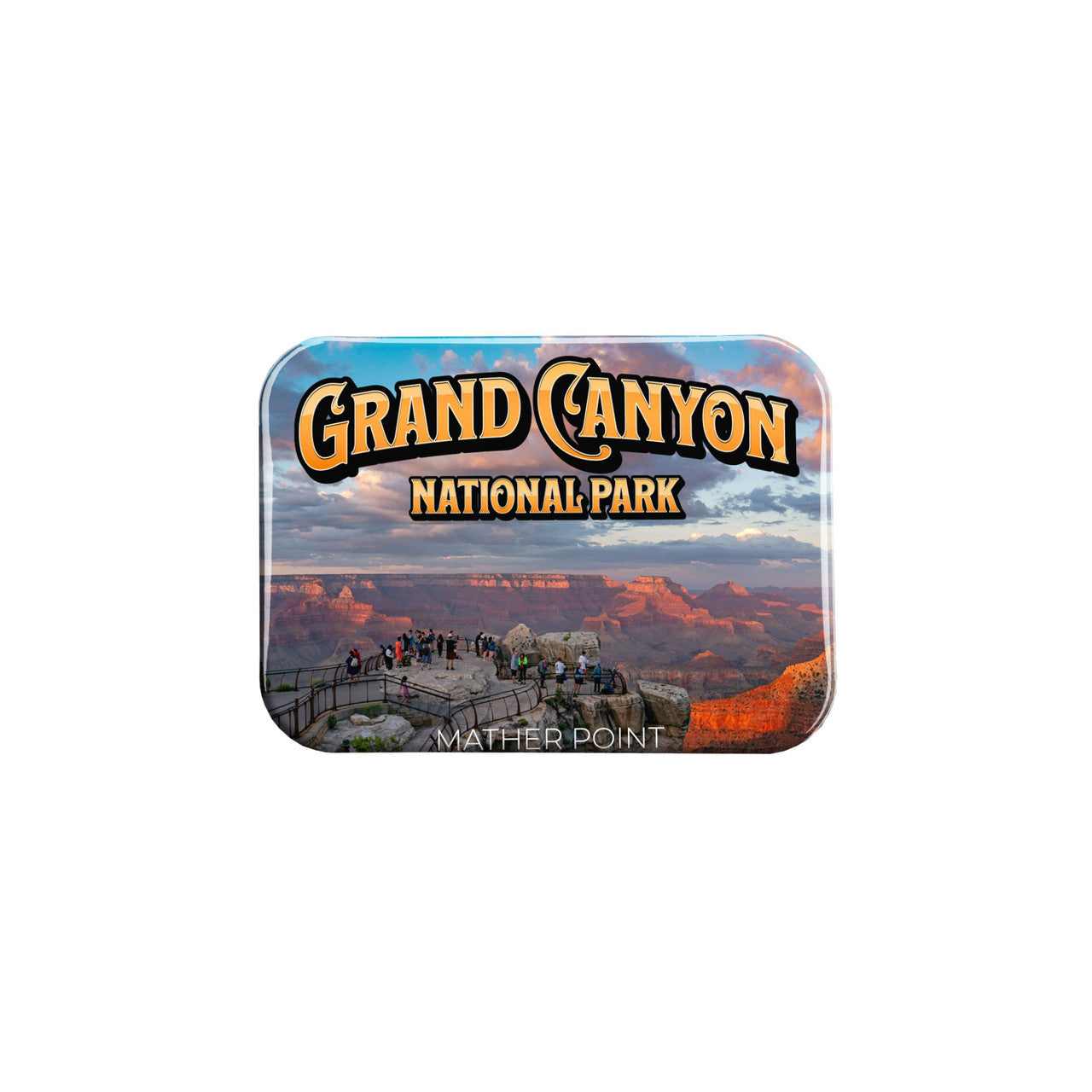 Grand Canyon Mather Point – 2.5" x 3.5" Rectangle Fridge Magnet