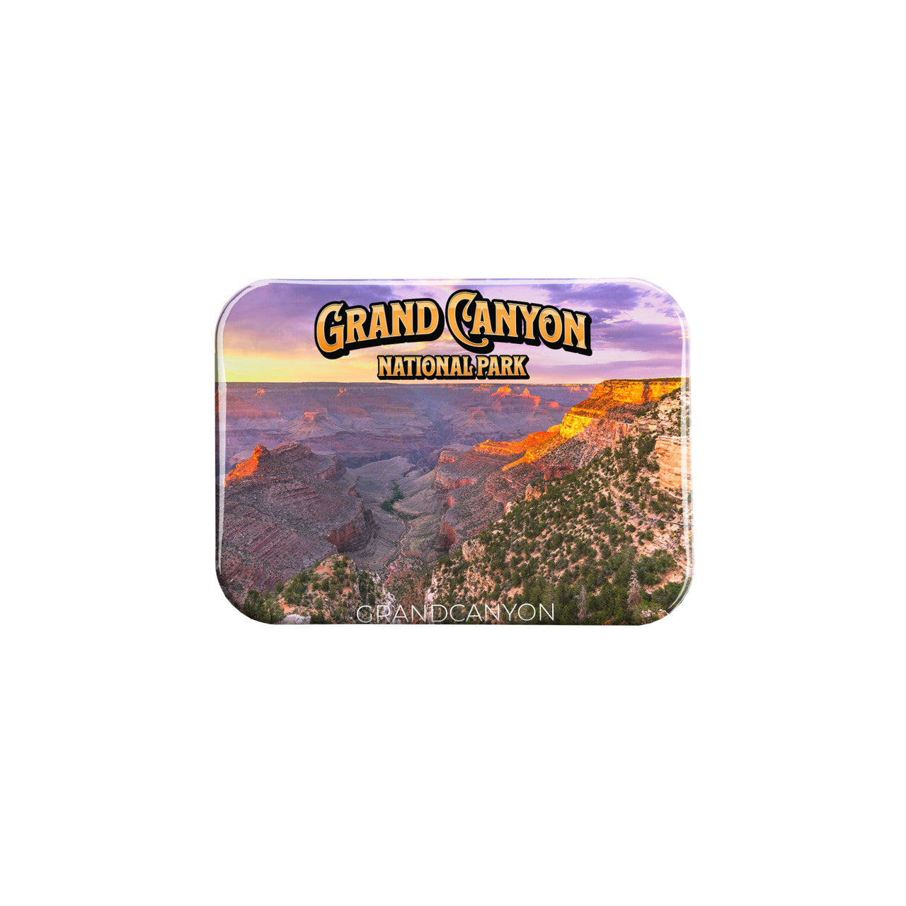 Grand Canyon Sunset Vista – 2.5" x 3.5" Rectangle Fridge Magnet
