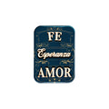 "Fe Esperanza Amor" - 2.5" X 3.5" Rectangle Fridge Magnets