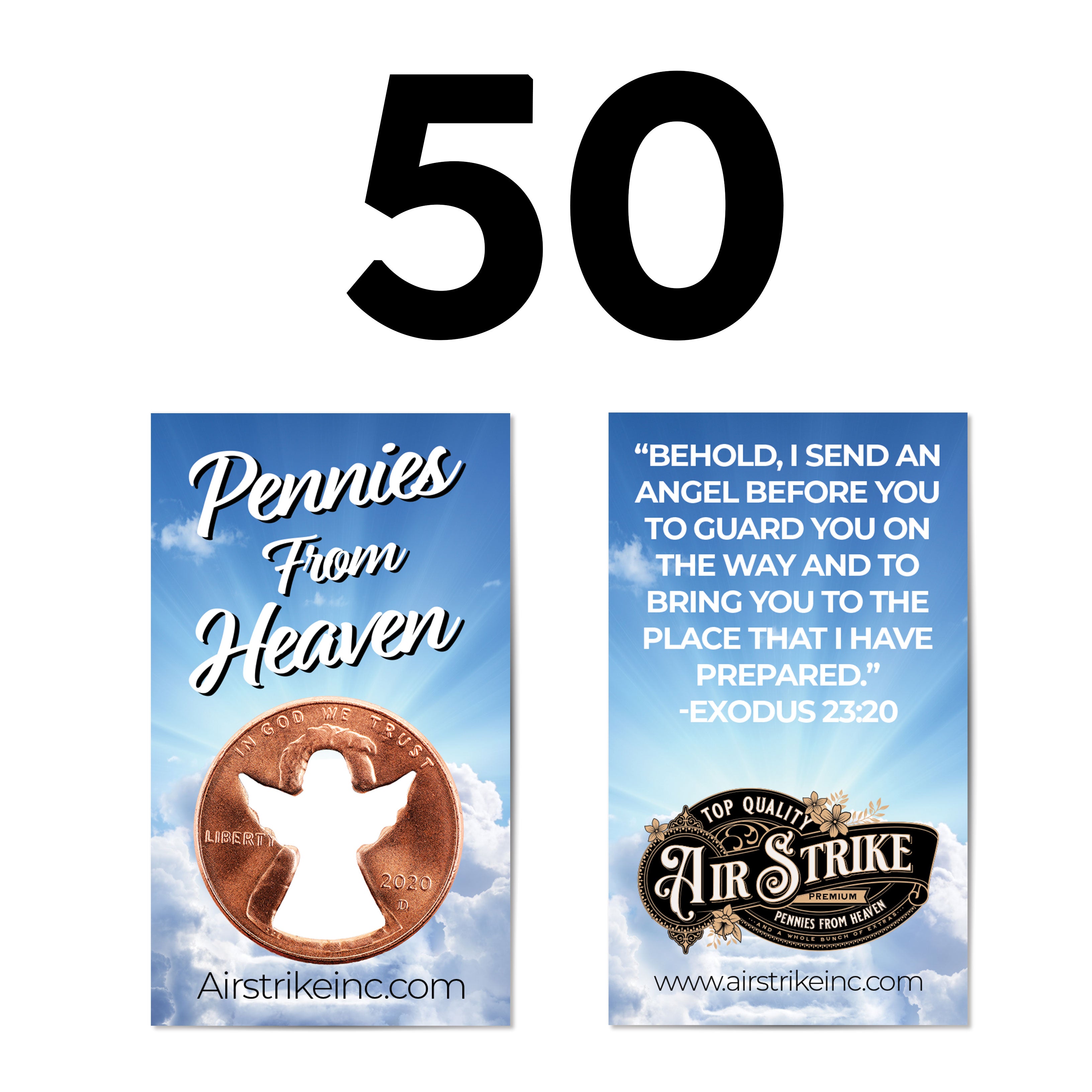Angel Pennies From Heaven Card - Guard