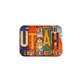 Utah Life Elevated License Plate Collage Magnet – 2.5" x 3.5" Rectangle Fridge Magnet