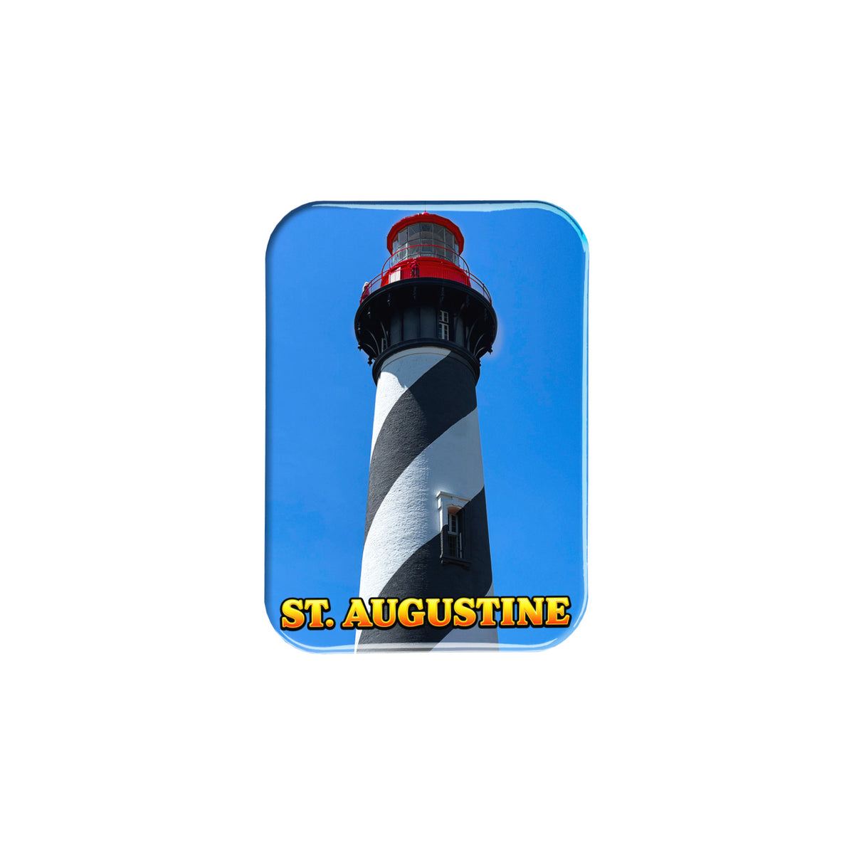 "St. Augustine Lighthouse" - 2.5" X 3.5" Rectangle Fridge Magnet