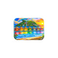 "Dolphin Island" - 2.5" X 3.5" Rectangle Fridge Magnet