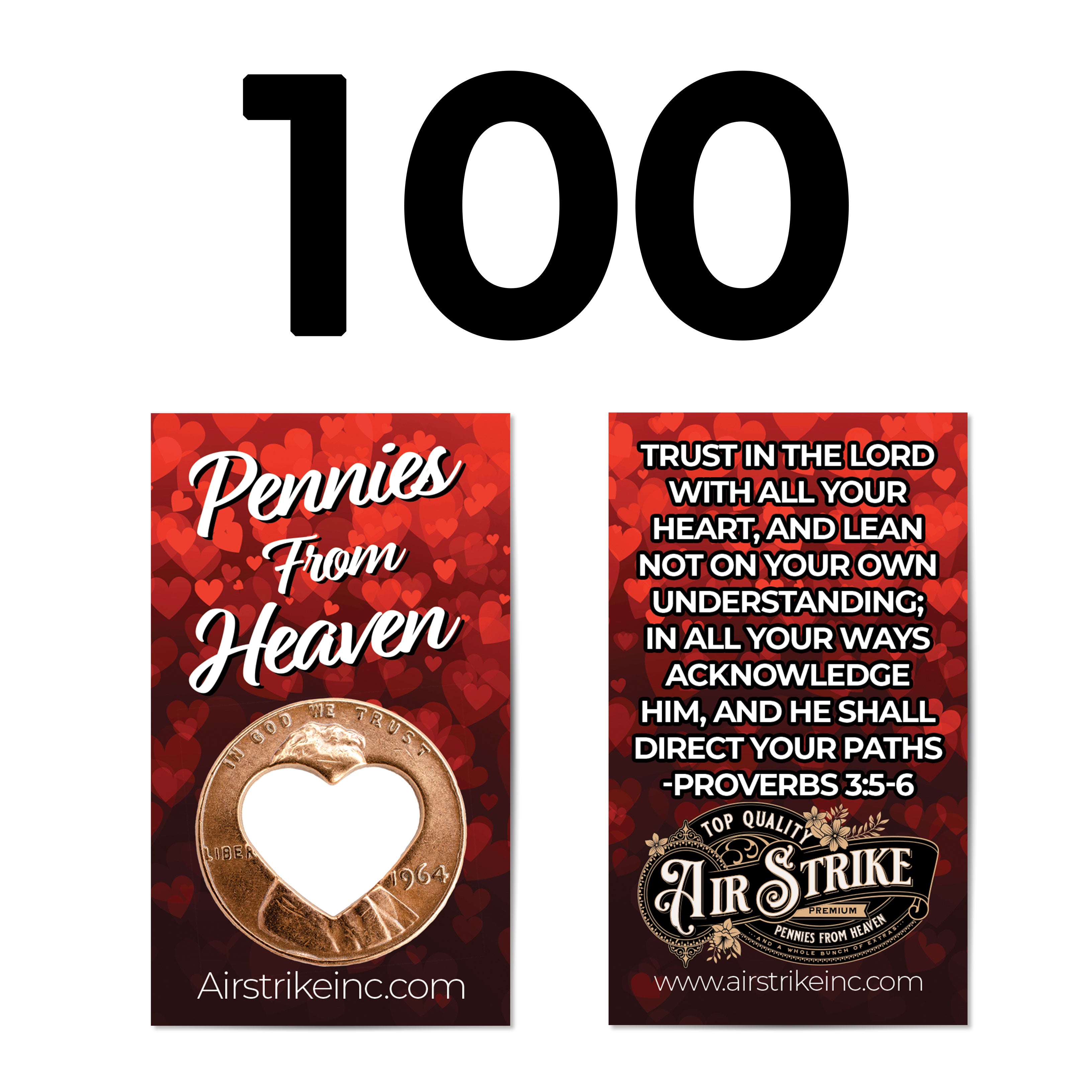 Heart Pennies From Heaven Card - Trust