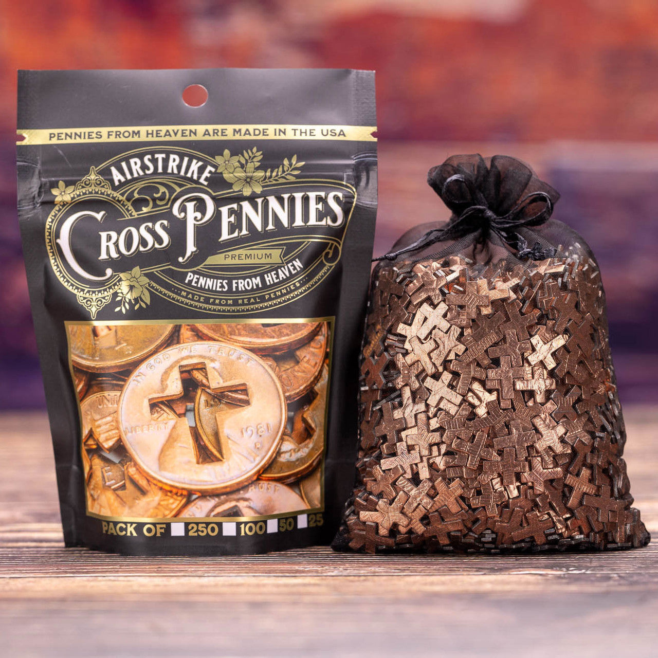 Cross and Angel Pennies from Heaven Duo Deluxe with Cut-Outs