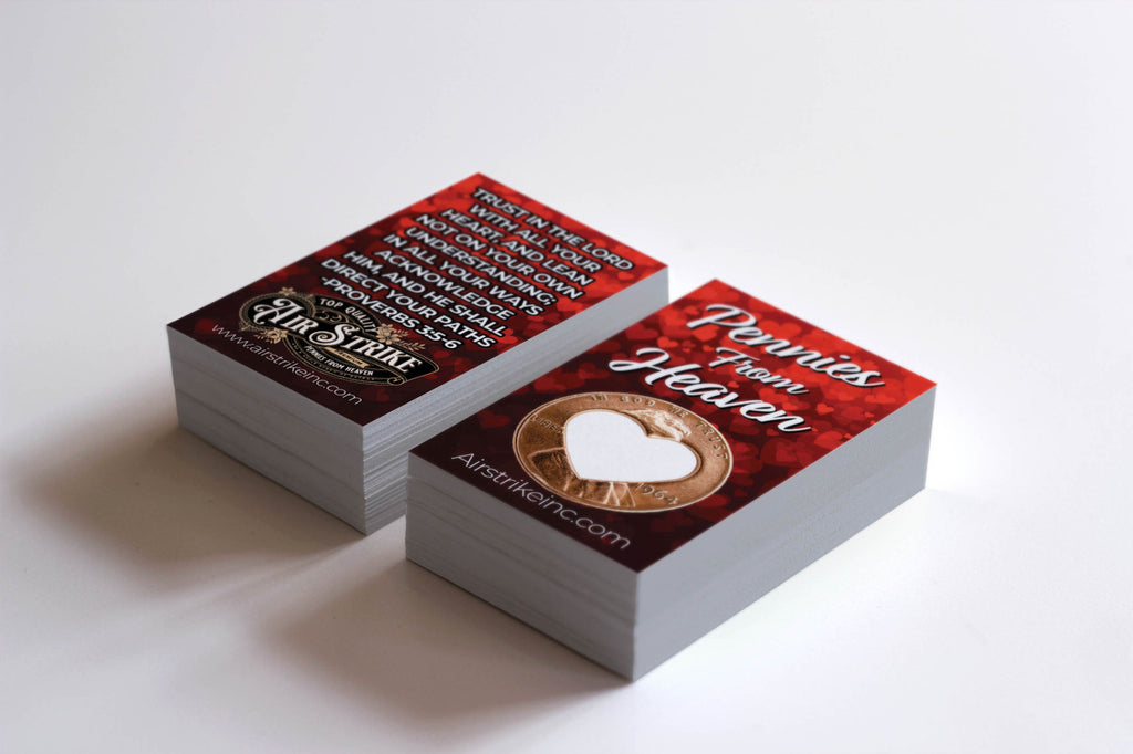 Heart Pennies From Heaven Card - Trust