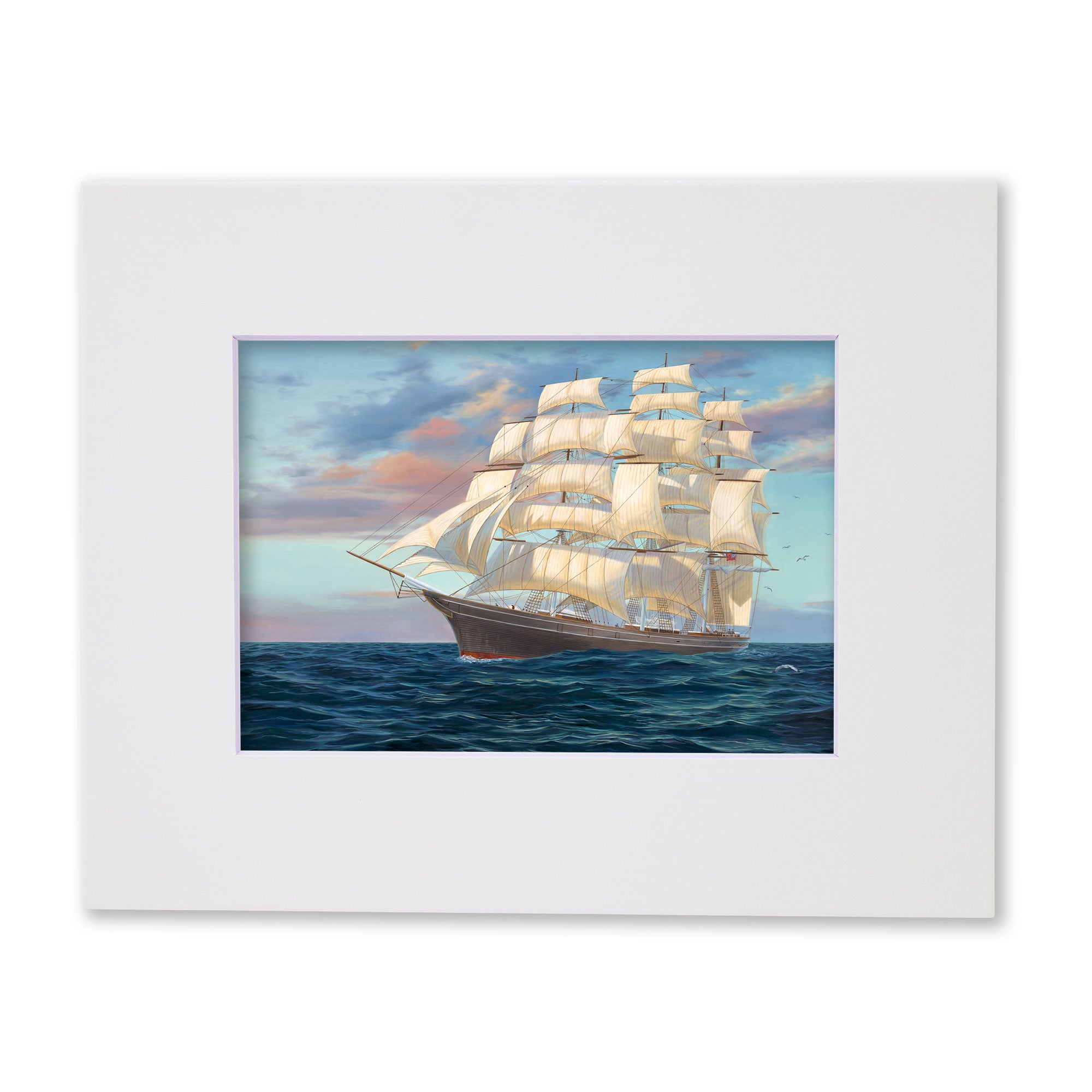 The Cutty Sark – Matted Art Print